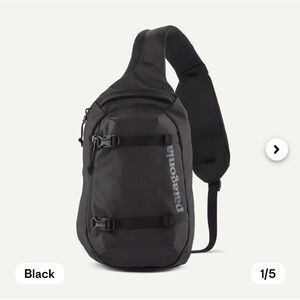 Patagonia Atom Sling Bag 8L Sling Bag Black Backpack Unisex